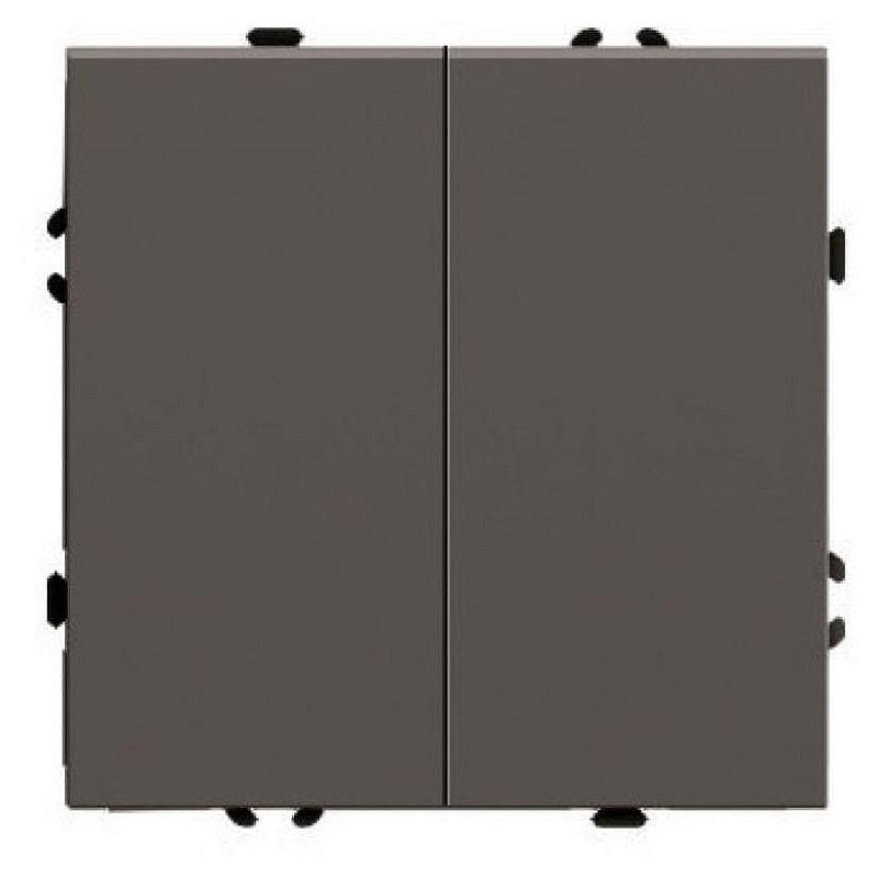 Выключатель двухклавишный без рамки Stekker Эмили 49918