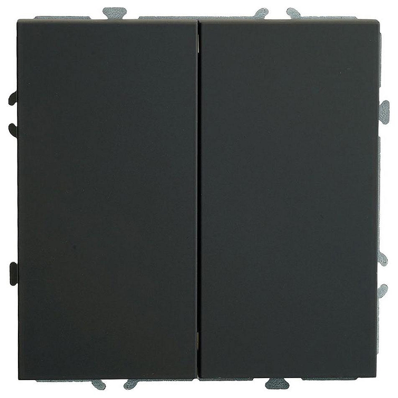 Выключатель двухклавишный без рамки Stekker Эмили 50249