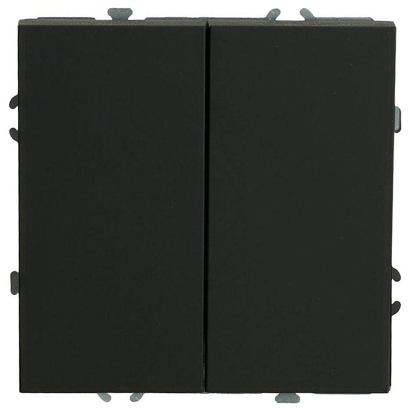 Выключатель двухклавишный без рамки Stekker Эмили 50167