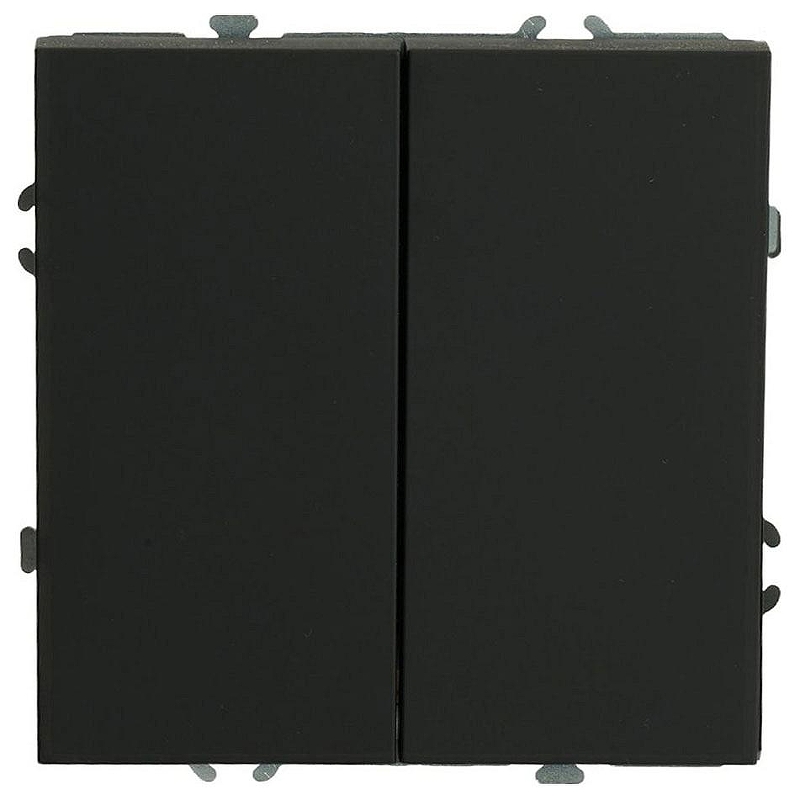 Выключатель двухклавишный без рамки Stekker Эмили 50247